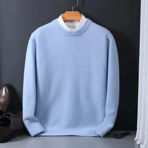 Pull Duveteux | Bleu Clair | Chaud et Élégant