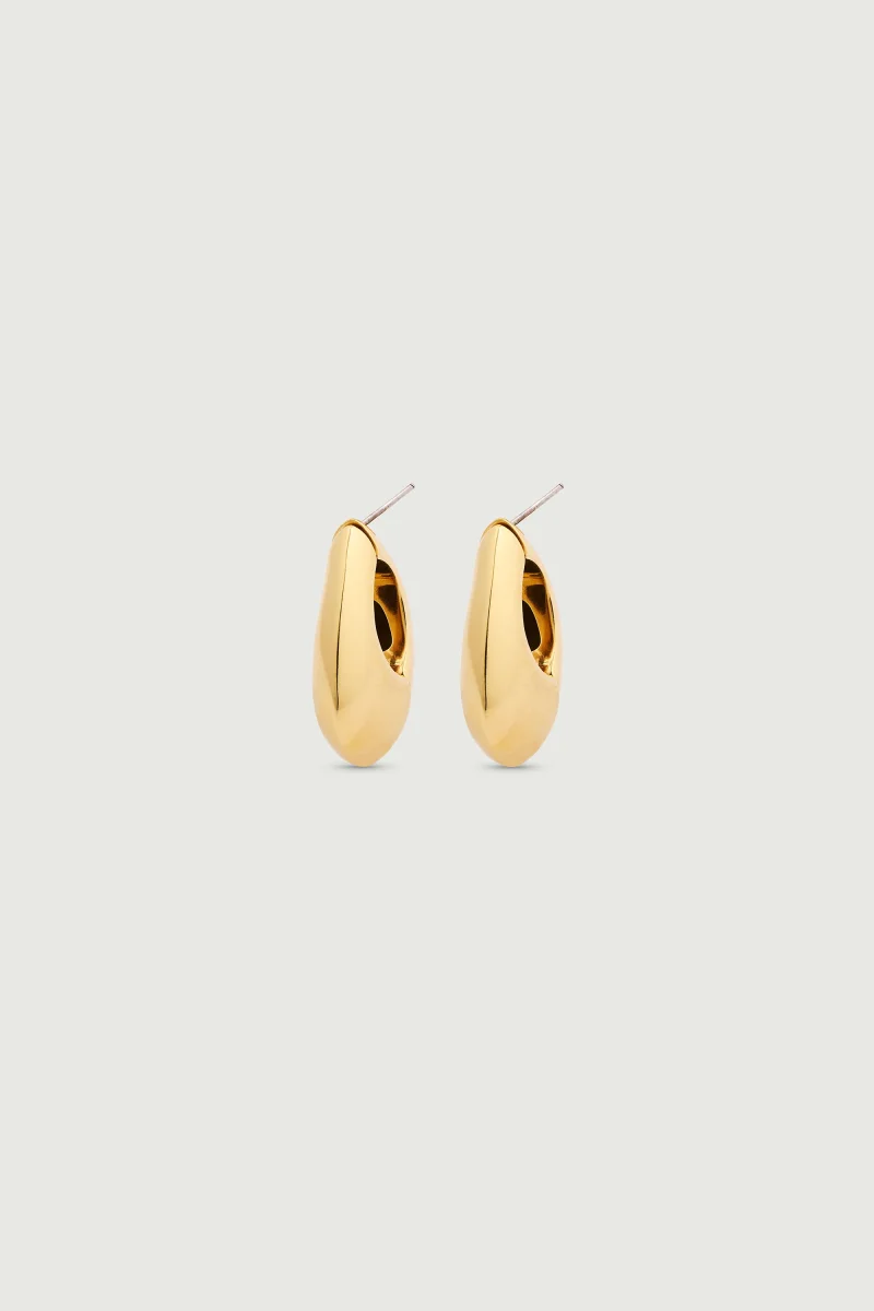 BOUCLES D'OREILLES MAXI GOLD – Image 3